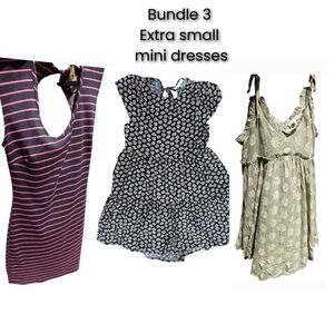 Bundle Of 3 Dresses XS Mini